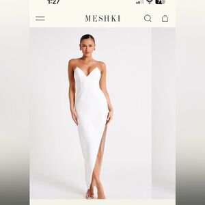 Meski  Natasha White pointe corset dress